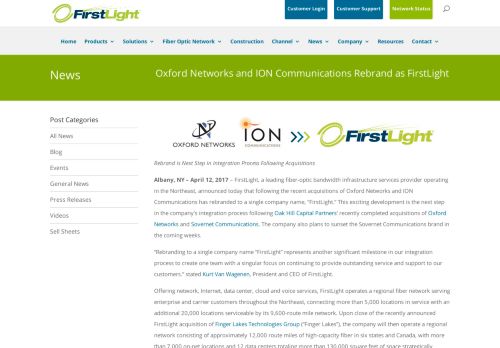 
                            7. Oxford Networks | FirstLight Fiber