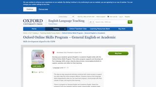 
                            1. Oxford Online Skills Program – General English or Academic | English ...