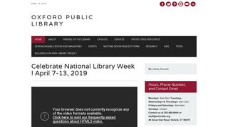 
                            7. Oxford Public Library – Oxford, Connecticut
