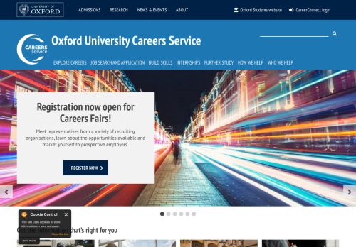 
                            7. Oxford University Careers Service