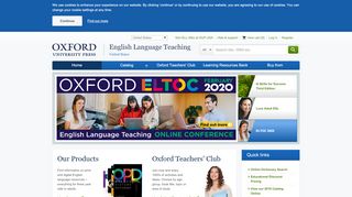 
                            3. Oxford University Press: English Language Teaching Home Page