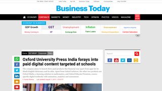 
                            10. Oxford University Press India forays into paid digital content targeted ...