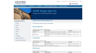 
                            7. Oxford University Press - OUPE Single Sign On