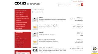 
                            2. OXID eXchange | Preise