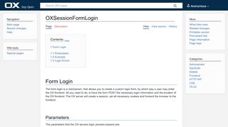 
                            11. OXSessionFormLogin - Open-Xchange - OXpedia