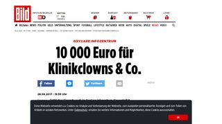 
                            11. OxyCare Infozentrum - 10 000 Euro für Klinikclowns & Co. - Bremen ...