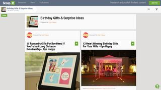 
                            4. 'Oye Happy' in Birthday Gifts & Surprise Ideas | Scoop.it