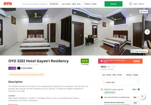 
                            11. OYO 3202 Hotel Gayatri Residency Agra - Agra Hotel Reviews ...