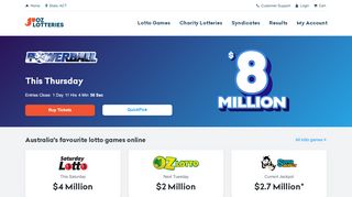 
                            7. Oz Lotteries: Buy Australian Lotto Tickets Online