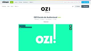 
                            6. OZI Escola de Audiovisual on Vimeo