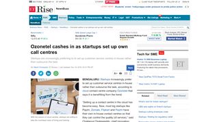 
                            9. Ozonetel cashes in as startups set up own call centres - The Economic ...