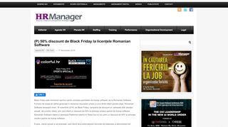 
                            10. (P) 50% discount de Black Friday la licenţele Romanian Software ...