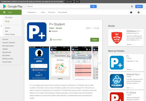 
                            6. P+ Aluno – Apps no Google Play