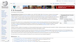 
                            12. P. B. Fernando - Wikipedia