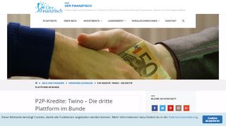 
                            6. P2P-Kredite: Twino – Die dritte Plattform im Bunde – Der Finanzfisch