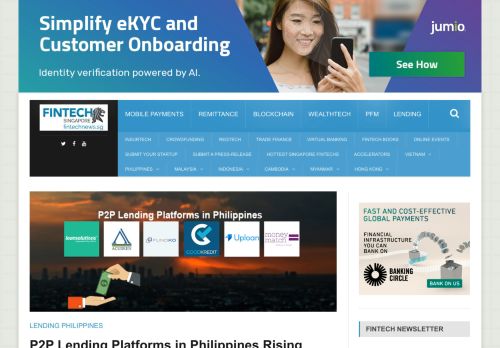 
                            12. P2P Lending Platforms in Philippines Rising | Fintech Singapore