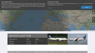 
                            11. P4-KBG - Airbus A320-232 - Air Astana - Flightradar24