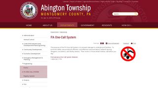 
                            12. PA One-Call System | Abington Township, PA