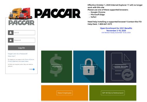 
                            8. PACCAR Benefits Website - Alight