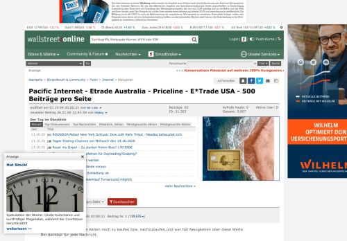 
                            9. Pacific Internet - Etrade Australia - Priceline - E*Trade USA ...