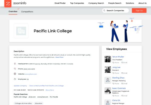 
                            12. Pacific Link College | ZoomInfo.com
