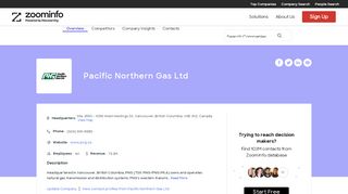 
                            11. Pacific Northern Gas Ltd | ZoomInfo.com