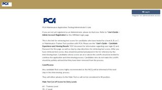 
                            3. Packaging Corporation of America (PCA) Portal - Welcome