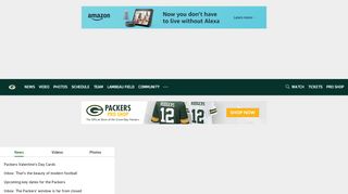 
                            3. Packers.com, the official website of the Green Bay Packers