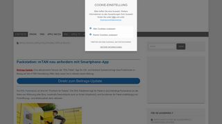 
                            10. Packstation: mTAN neu anfordern mit Smartphone-App - Mobil-ganz ...