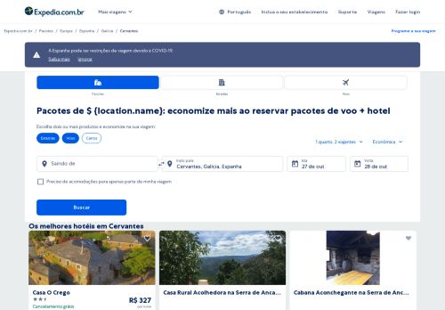 
                            12. Pacotes para Cervantes 2019: Encontre a melhor viagem para ...