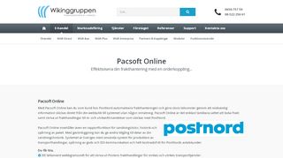 
                            5. Pacsoft Online i din webbutik - Wikinggruppen