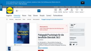 
                            11. Pädagogik/Psychologie für die berufliche Oberstufe. Bd.3 - Lidl.de