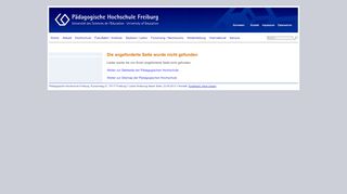 
                            12. Pädagogische Hochschule Freiburg: Lehrveranstaltungen