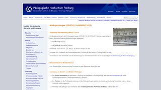 
                            10. Pädagogische Hochschule Freiburg: Modul 1 und Modul 2