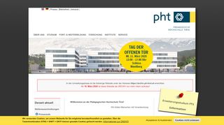 
                            4. Pädagogische Hochschule Tirol (PHT) | Wir bilden Menschen mit ...