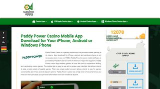 
                            11. Paddy Power Casino Mobile App Download for iPhone & Android