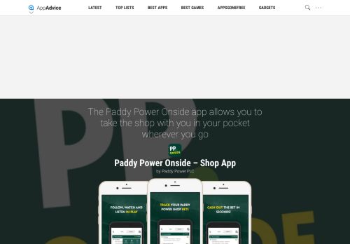 
                            3. Paddy Power Onside – Shop App by Paddy Power PLC - AppAdvice