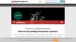 
                            7. Paddy Power Poker Review und Bonusangebote - PokerStrategy.com