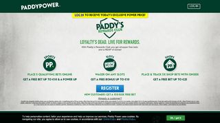 
                            5. Paddy's Rewards Club - Visit Paddy Power Today