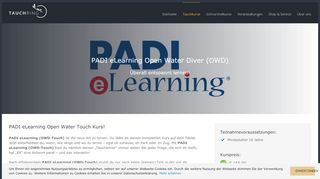 
                            9. PADI eLearning Open Water Touch: Der Online-Tauchkurs - Tauchring