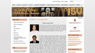 
                            12. Padma Awards - St. Xavier's College