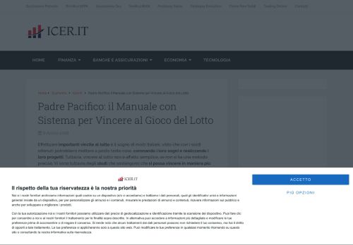 
                            10. Padre Pacifico: il Manuale con Sistema per Vincere al Gioco ... - Icer.it