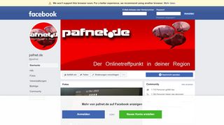 
                            6. pafnet.de - Startseite | Facebook