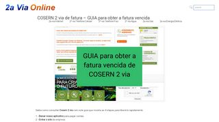 
                            4. Pagamento 2a via Cosern no Rio Grande do Norte -