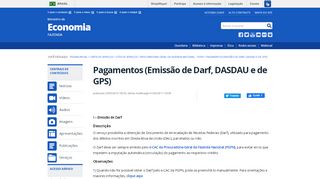 
                            6. Pagamentos (Emissão de Darf, DASDAU e de GPS) — Fazenda