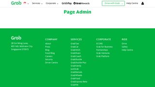 
                            2. Page Admin | Grab SG