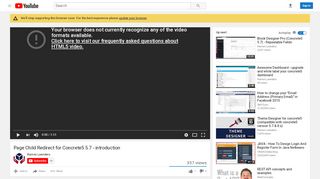 
                            12. Page Child Redirect for Concrete5 5.7 - introduction - YouTube