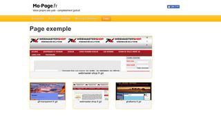 
                            5. Page exemple - Créer sa page perso gratuitement - 100% gratuit