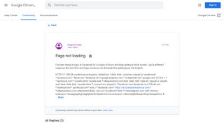 
                            12. Page not loading. - Google Product Forums
