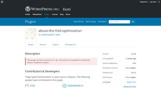 
                            2. Page Speed Optimization for SEO — WordPress Plugins